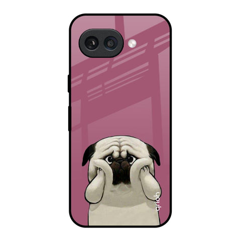 Funny Pug Face Google Pixel 9A Glass Back Cover Online