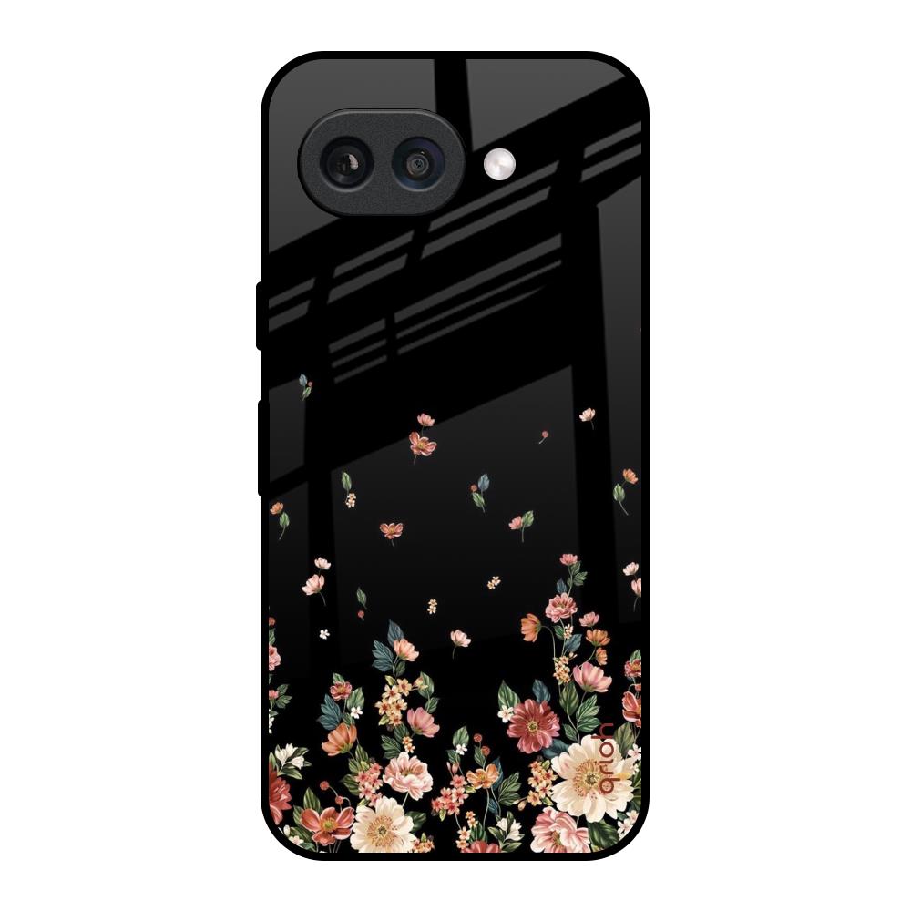 Floating Floral Print Google Pixel 9A Glass Back Cover Online