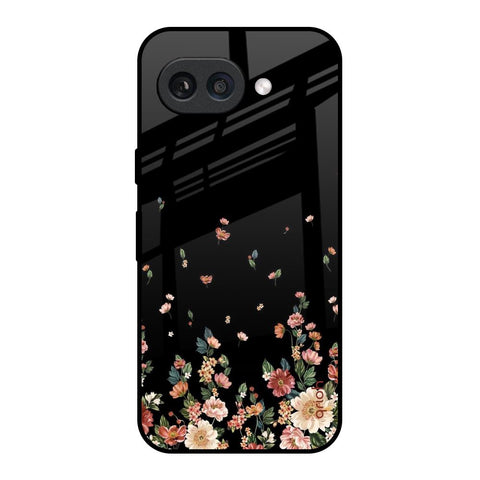 Floating Floral Print Google Pixel 9A Glass Back Cover Online