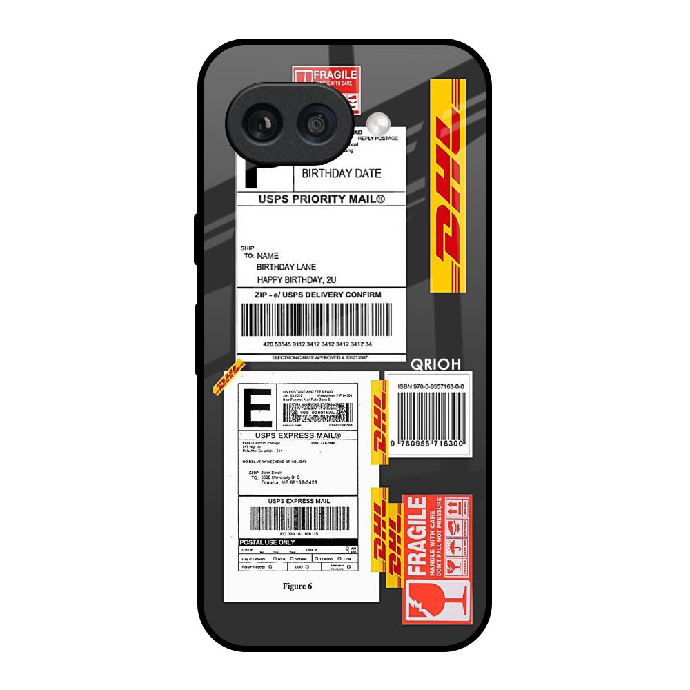 Cool Barcode Label Google Pixel 9A Glass Back Cover Online