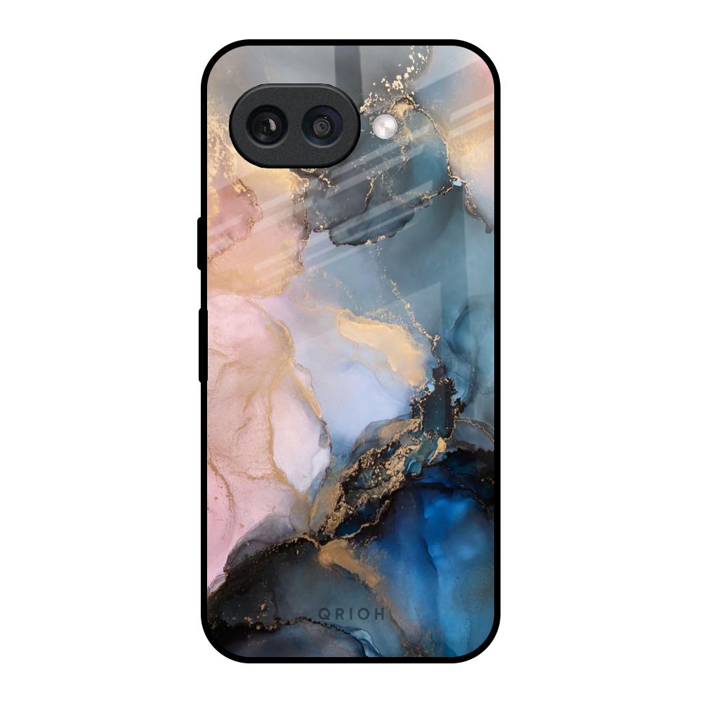 Marble Ink Abstract Google Pixel 9A Glass Back Cover Online