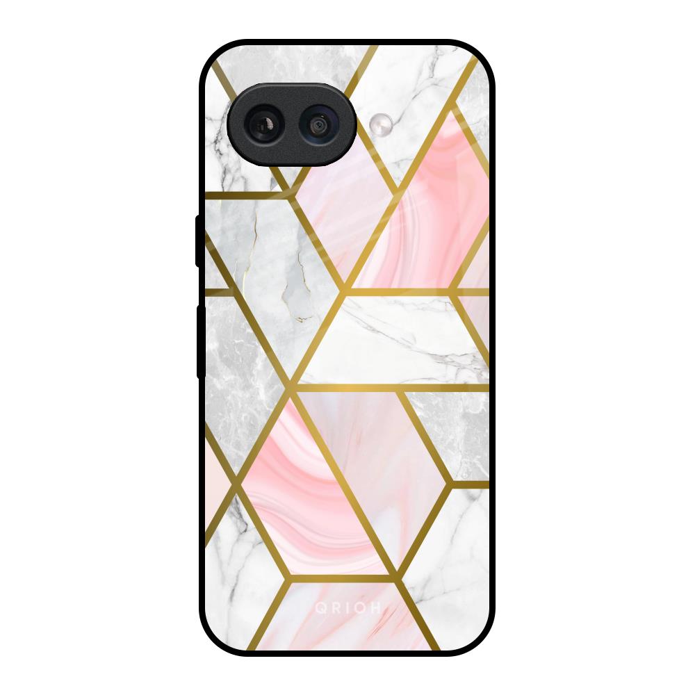 Geometrical Marble Google Pixel 9A Glass Back Cover Online