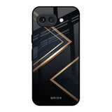 Sleek Golden & Navy Google Pixel 9A Glass Back Cover Online