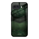 Green Leather Google Pixel 9A Glass Back Cover Online