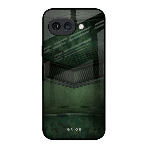 Green Leather Google Pixel 9A Glass Back Cover Online