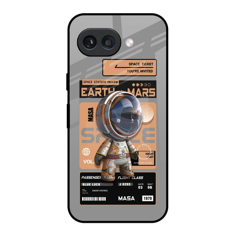 Space Ticket Google Pixel 9A Glass Back Cover Online