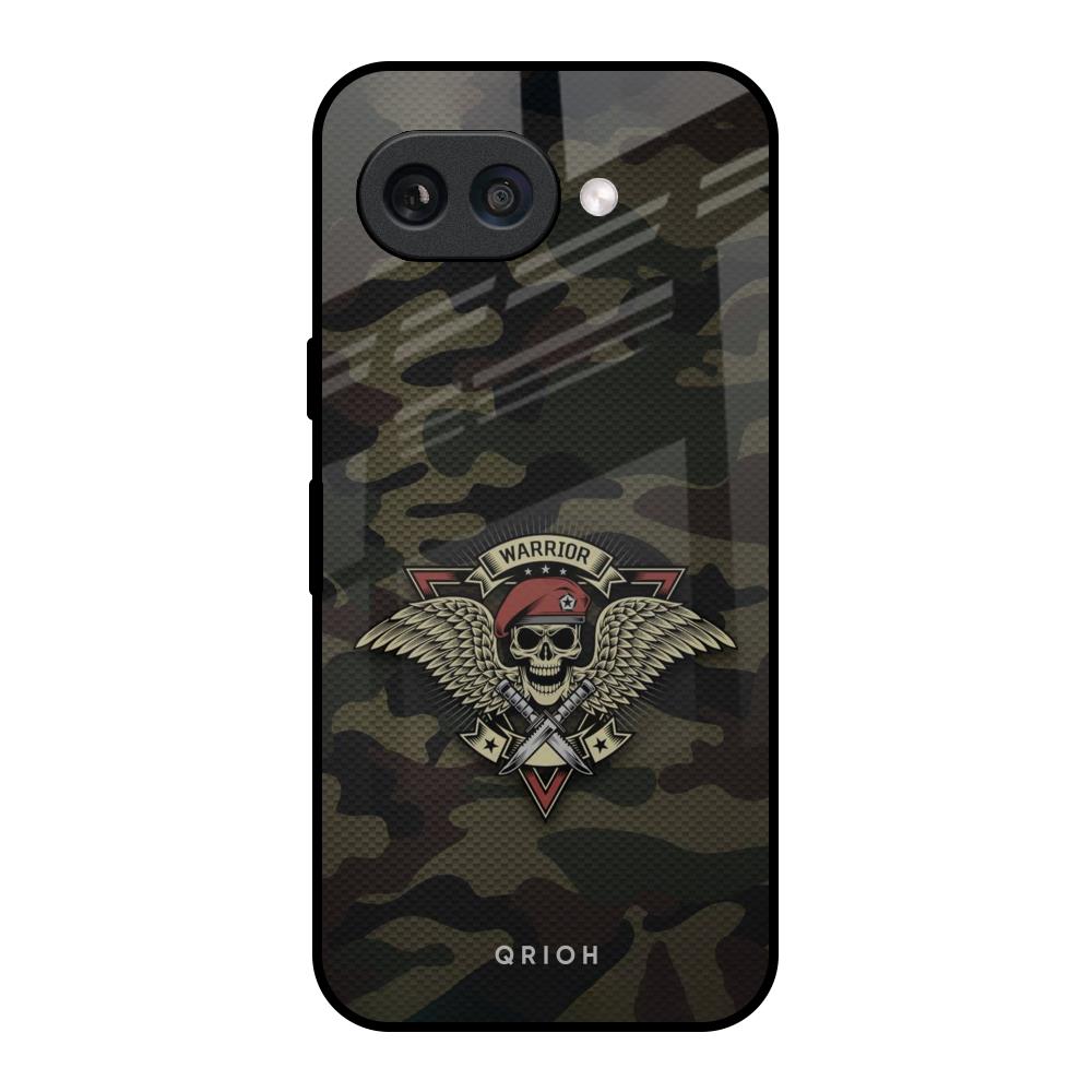 Army Warrior Google Pixel 9A Glass Back Cover Online