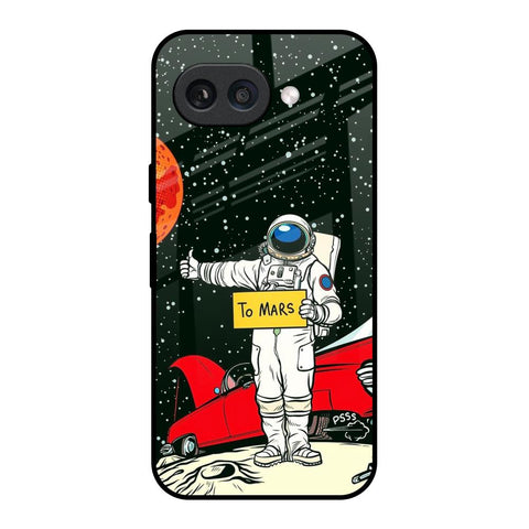 Astronaut on Mars Google Pixel 9A Glass Back Cover Online