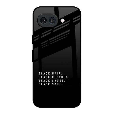 Black Soul Google Pixel 9A Glass Back Cover Online