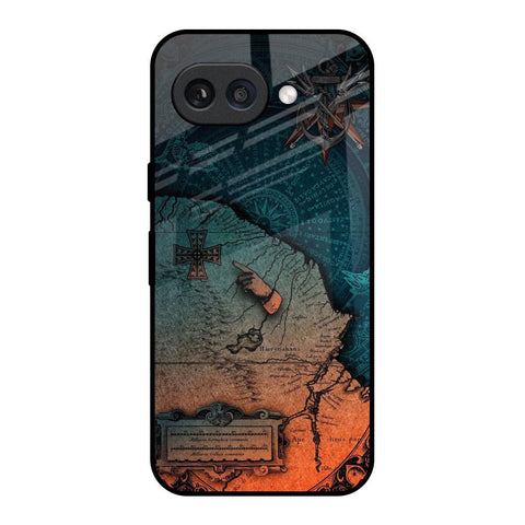 Geographical Map Google Pixel 9A Glass Back Cover Online
