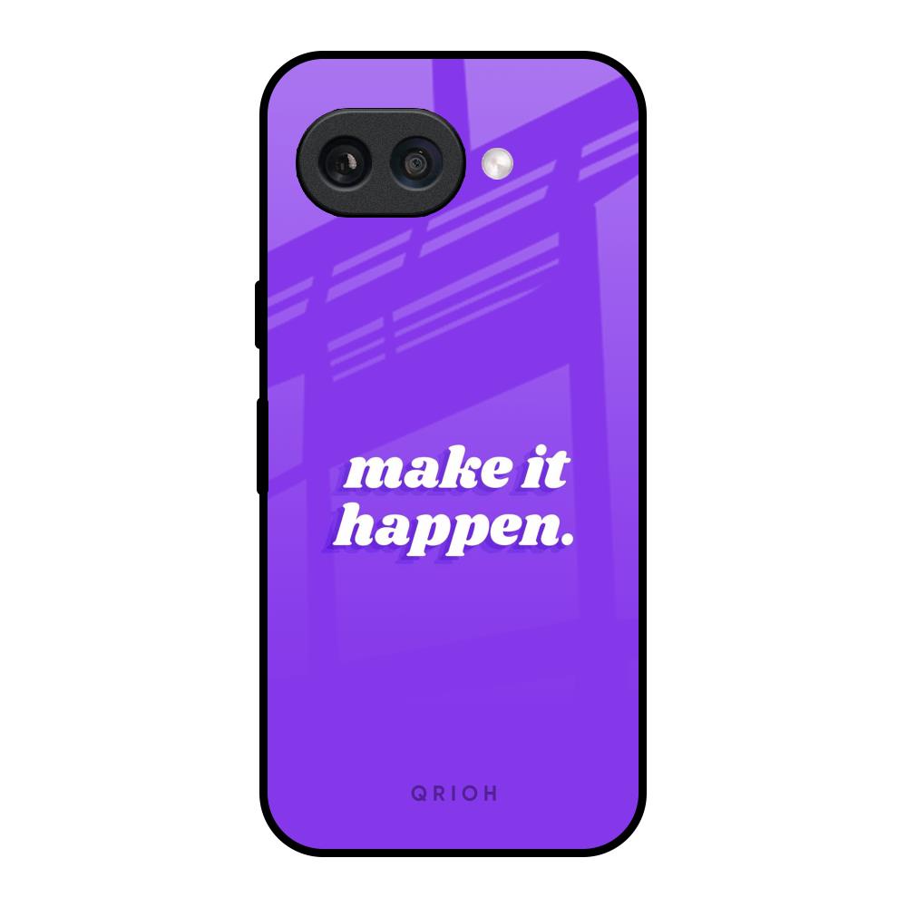 Make it Happen Google Pixel 9A Glass Back Cover Online