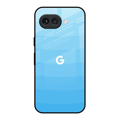 Wavy Blue Pattern Google Pixel 9A Glass Back Cover Online