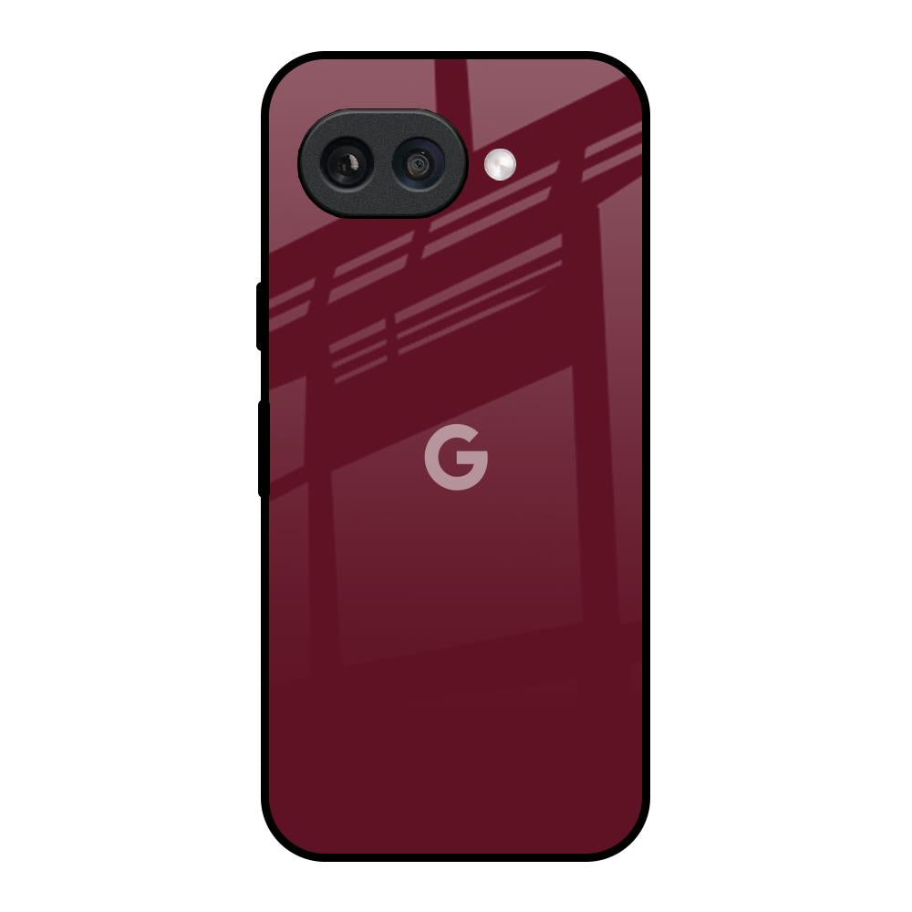 Classic Burgundy Google Pixel 9A Glass Back Cover Online