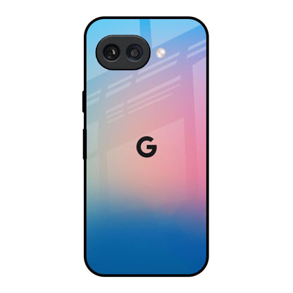 Blue & Pink Ombre Google Pixel 9A Glass Back Cover Online