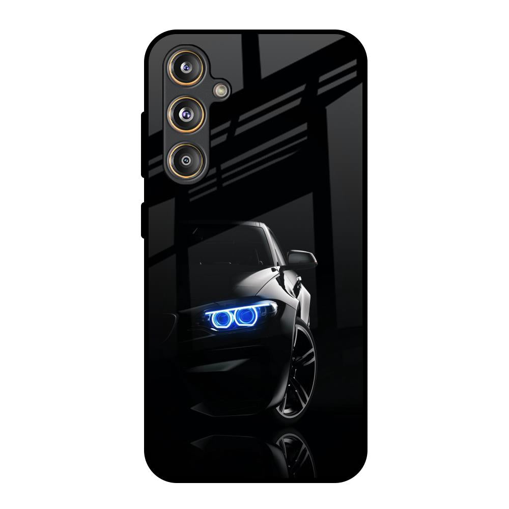 Car In Dark Samsung Galaxy M55s Glass Back Cover Online