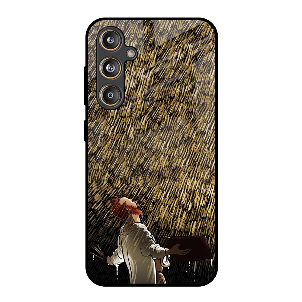 Rain Festival Samsung Galaxy M55s Glass Back Cover Online