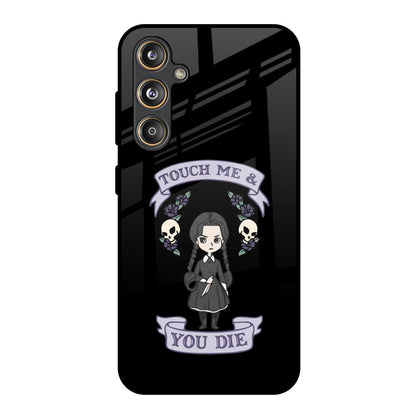 Touch Me & You Die Samsung Galaxy M55s Glass Back Cover Online