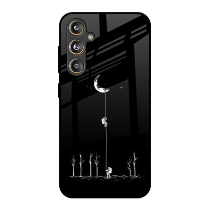 Catch the Moon Samsung Galaxy M55s Glass Back Cover Online