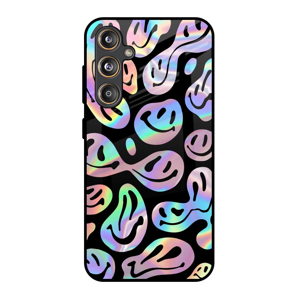 Acid Smile Samsung Galaxy M55s Glass Back Cover Online
