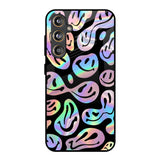 Acid Smile Samsung Galaxy M55s Glass Back Cover Online