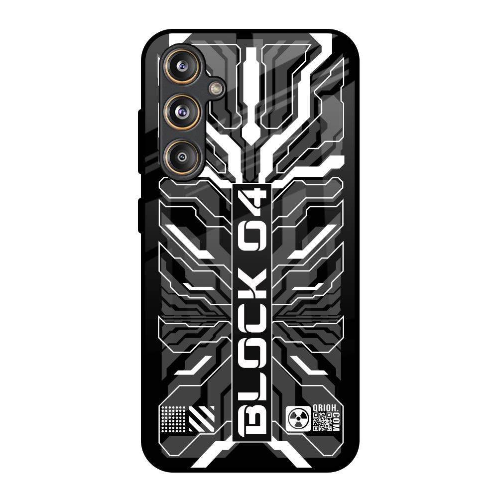 Monochrome Magic Samsung Galaxy M55s Glass Back Cover Online