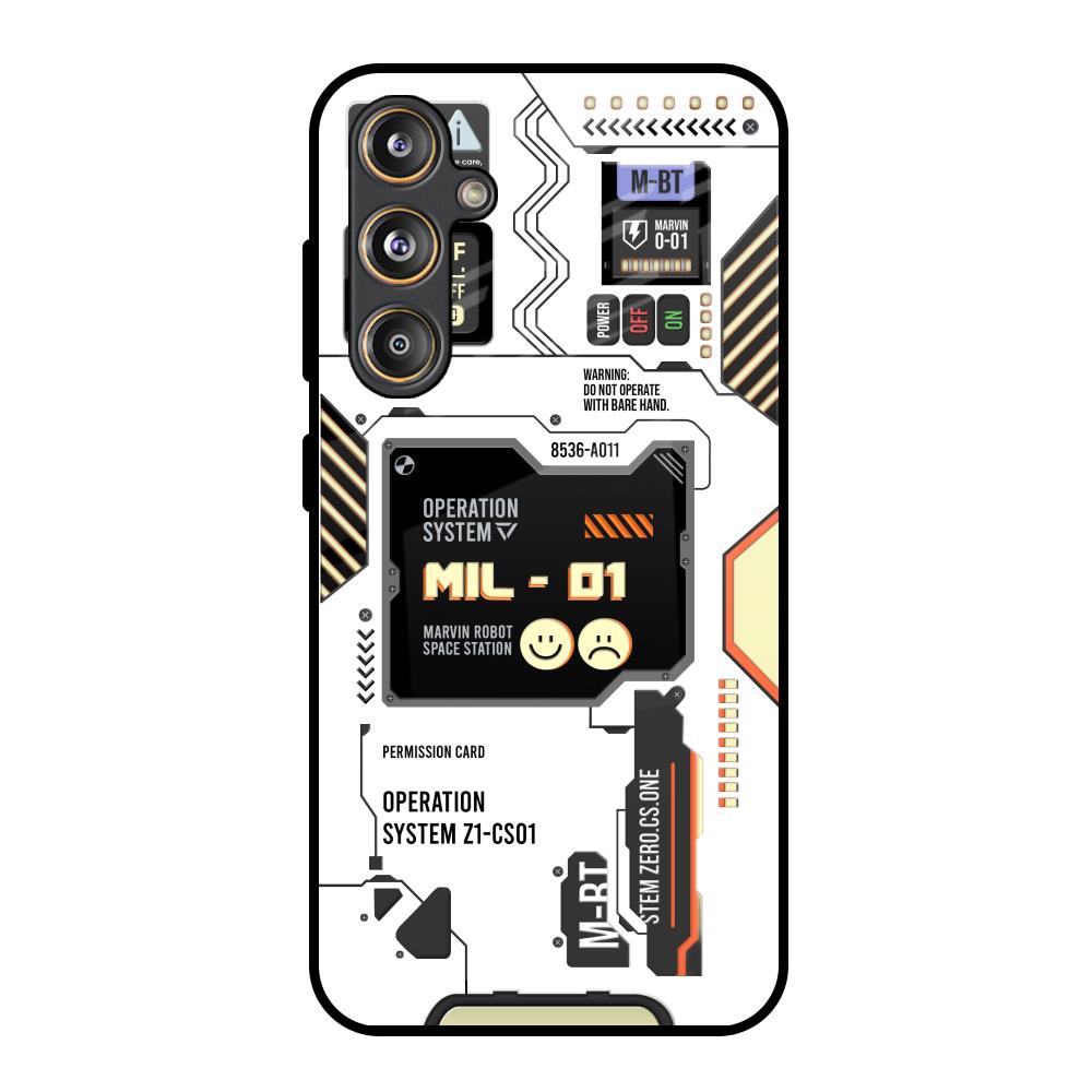 Tech Display Samsung Galaxy M55s Glass Back Cover Online