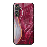 Crimson Ruby Samsung Galaxy M55s Glass Back Cover Online