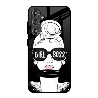 Girl Boss Samsung Galaxy M55s Glass Back Cover Online