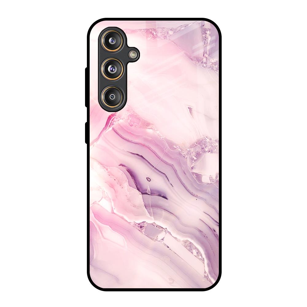 Diamond Pink Gradient Samsung Galaxy M55s Glass Back Cover Online