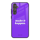 Make it Happen Samsung Galaxy M55s Glass Back Cover Online