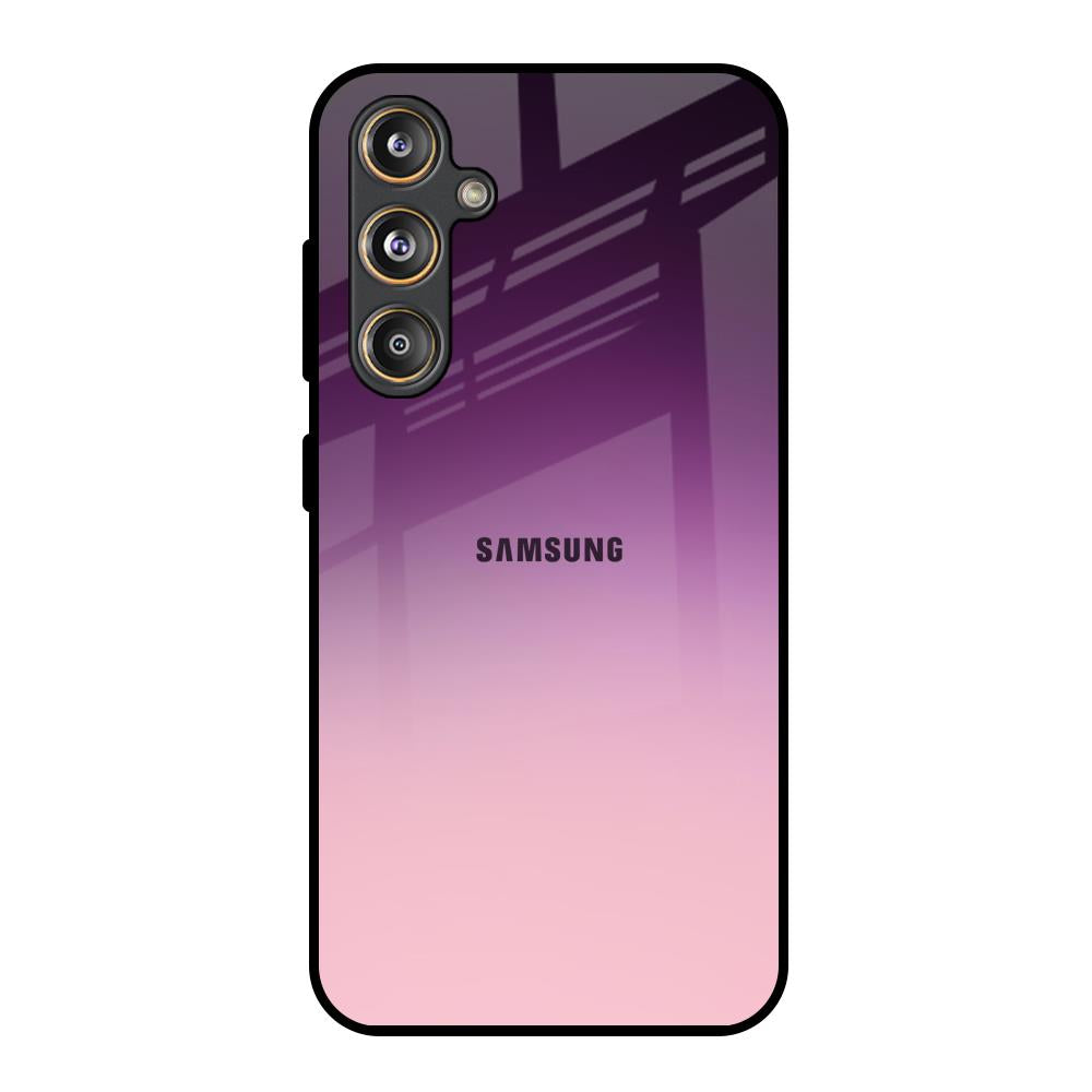 Purple Gradient Samsung Galaxy M55s Glass Back Cover Online