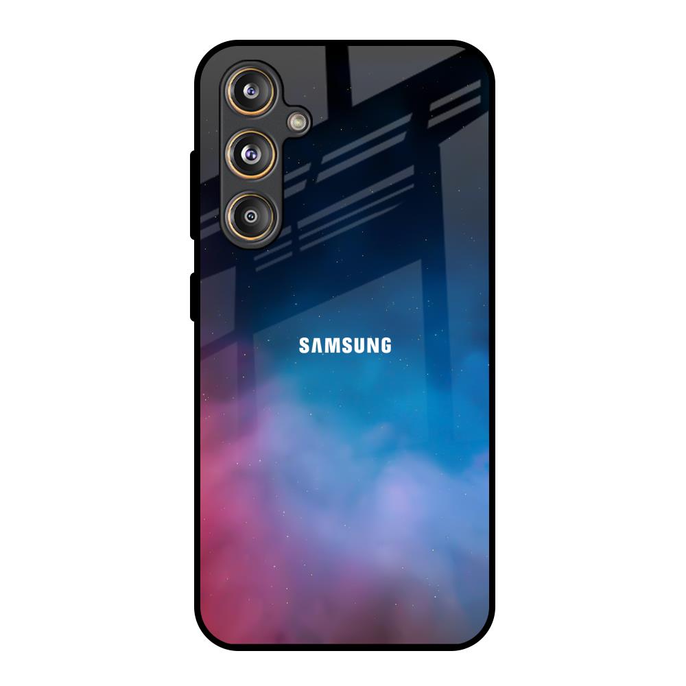 Cloudy Galaxy Samsung Galaxy M55s Glass Back Cover Online