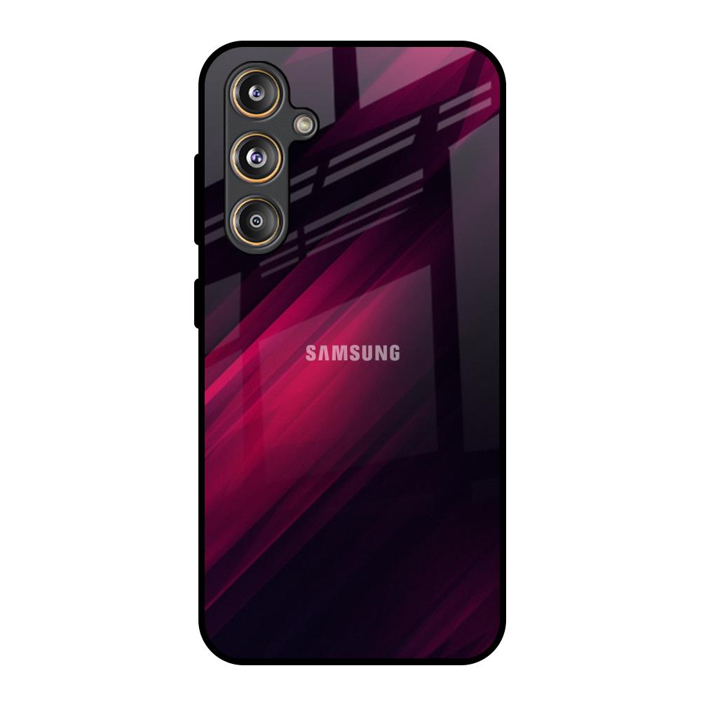 Razor Black Samsung Galaxy M55s Glass Back Cover Online