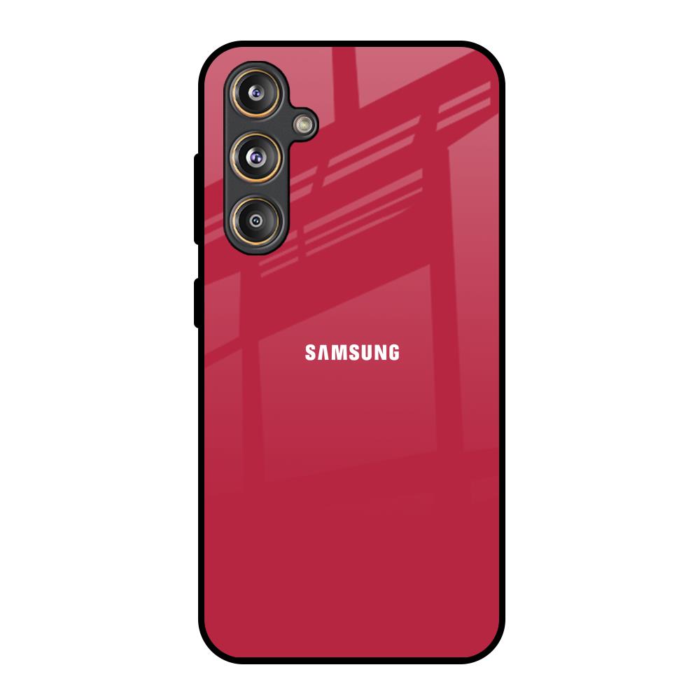 Solo Maroon Samsung Galaxy M55s Glass Back Cover Online