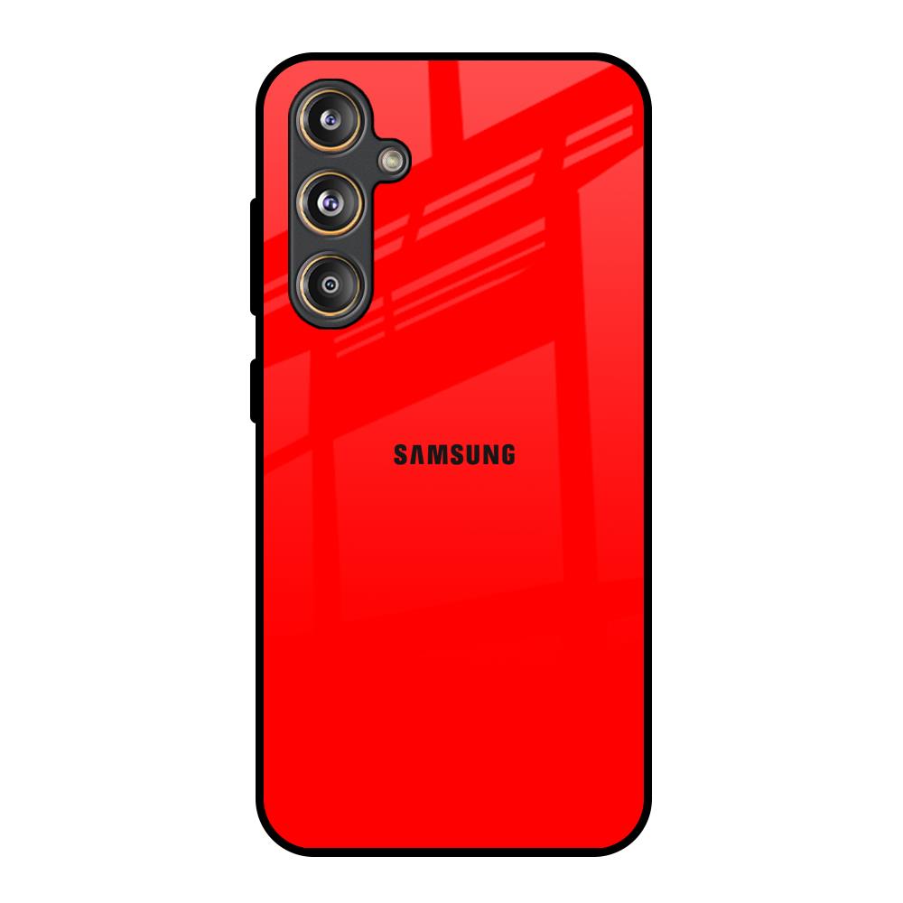 Blood Red Samsung Galaxy M55s Glass Back Cover Online