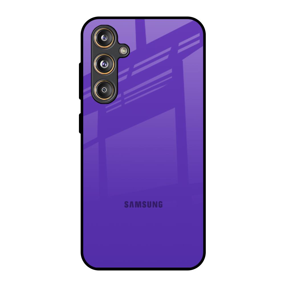 Amethyst Purple Samsung Galaxy M55s Glass Back Cover Online