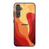 Magma Color Pattern Samsung Galaxy M55s Glass Back Cover Online