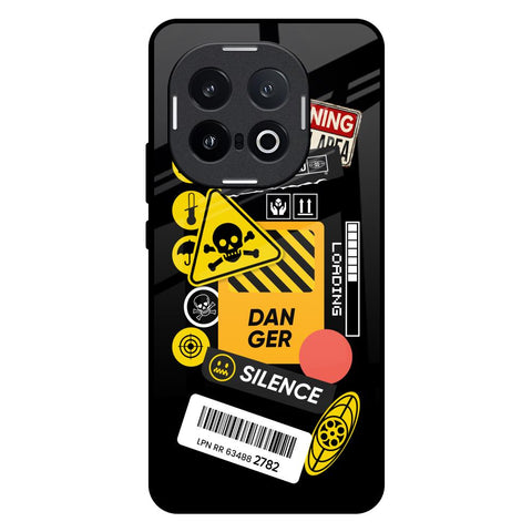 Danger Signs IQOO 13 5G Glass Back Cover Online