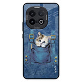 Kitty In Pocket IQOO 13 5G Glass Back Cover Online