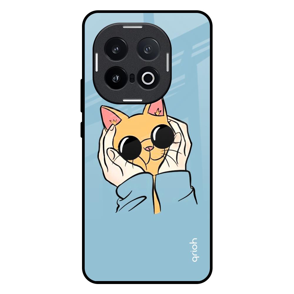 Adorable Cute Kitty IQOO 13 5G Glass Back Cover Online