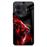 Red Angry Lion IQOO 13 5G Glass Back Cover Online