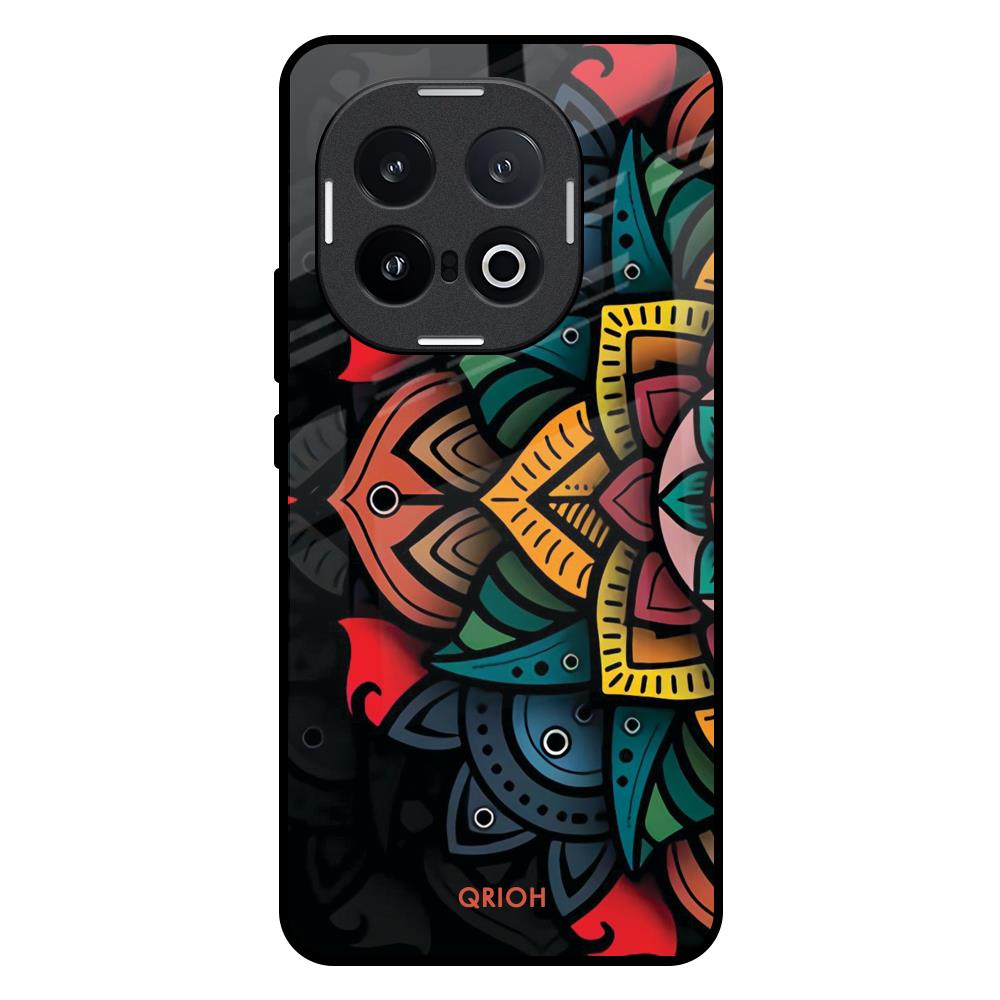 Retro Gorgeous Flower IQOO 13 5G Glass Back Cover Online