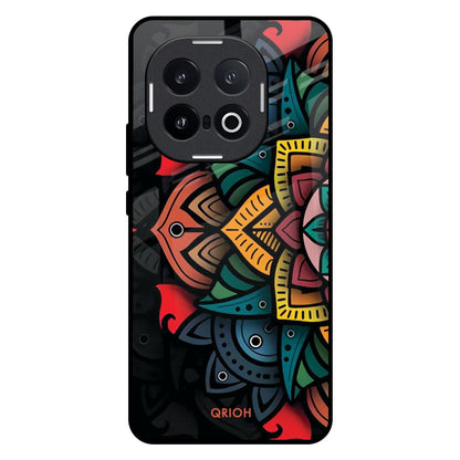 Retro Gorgeous Flower IQOO 13 5G Glass Back Cover Online