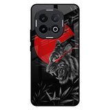 Red Moon Tiger IQOO 13 5G Glass Back Cover Online