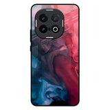 Blue & Red Smoke IQOO 13 5G Glass Back Cover Online