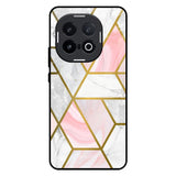 Geometrical Marble IQOO 13 5G Glass Back Cover Online