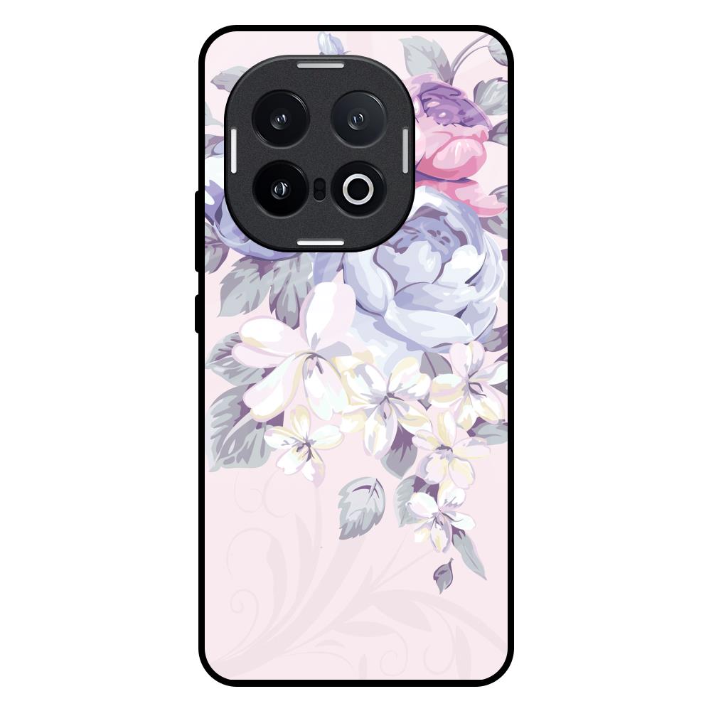Elegant Floral IQOO 13 5G Glass Back Cover Online