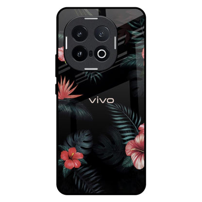 Tropical Art Flower IQOO 13 5G Glass Back Cover Online