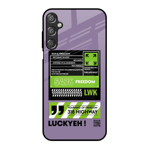 Run & Freedom Samsung Galaxy F15 5G Glass Back Cover Online