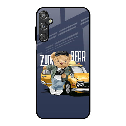 Adventurous Bear Samsung Galaxy F15 5G Glass Back Cover Online